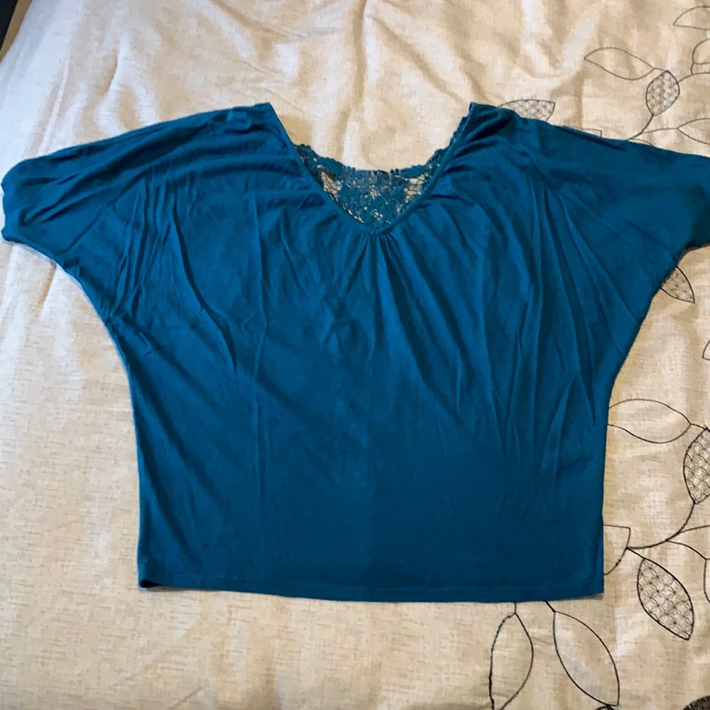 Express Crocheted Back Shirt